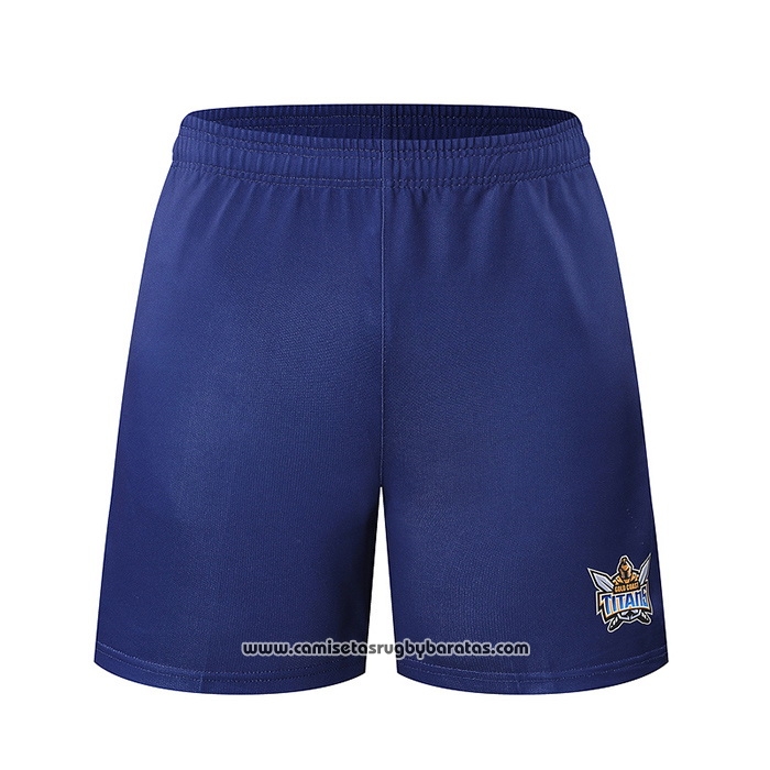 Pantalones Cortos Gold Coast Titans Rugby 2021 Azul